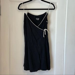 Vintage Super Mini Wrap Dress